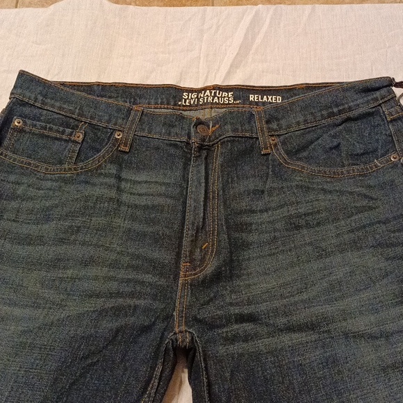 Gently Used Signature Mens Levi Pants - Picture 1 of 4
